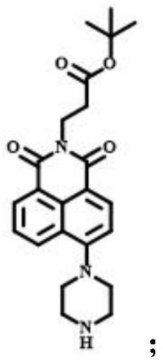 一种基于萘酰亚胺用于神经毒剂模拟物检测的荧光探针