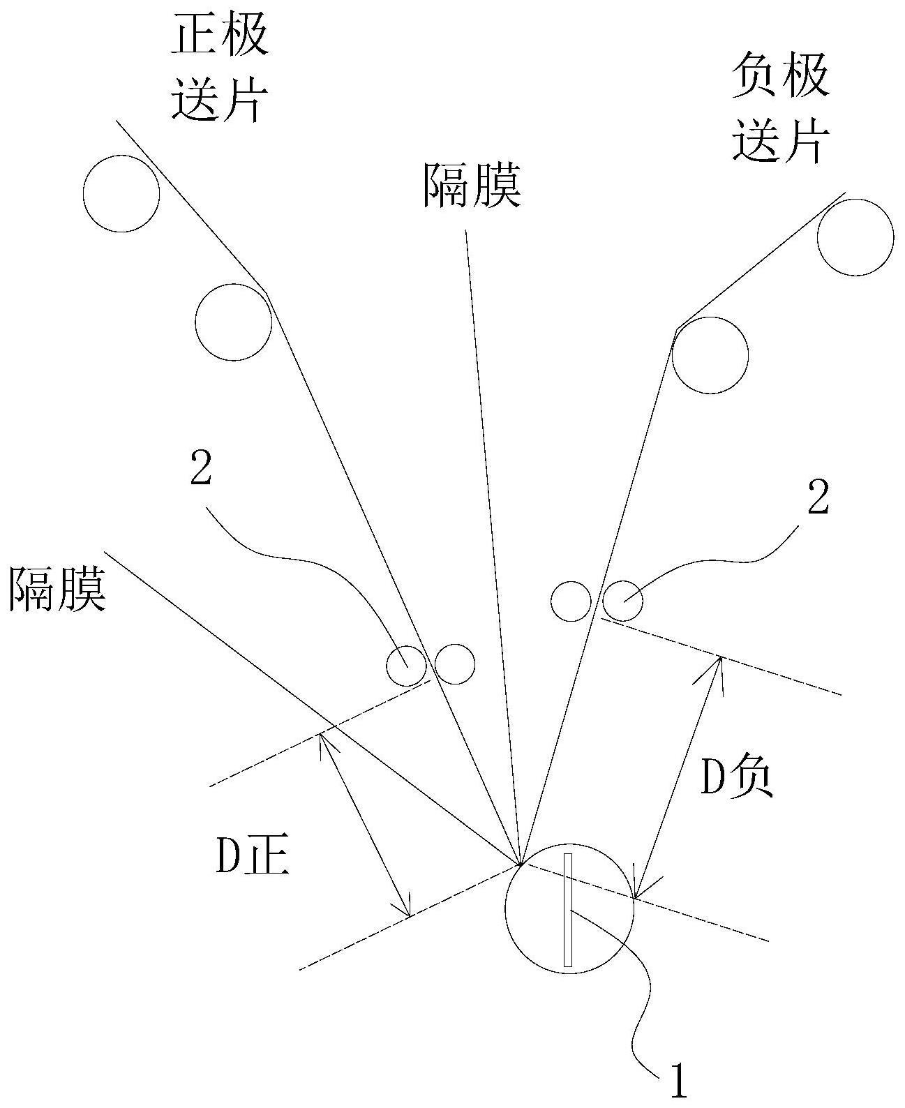 卷绕极片入卷及收卷纠偏方法与流程