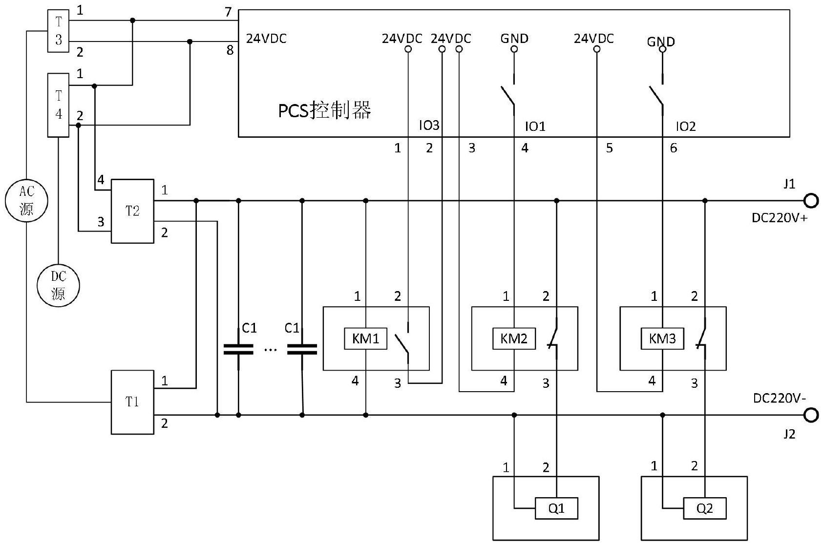 一种用于PCS的断路器主动分闸电路的制作方法