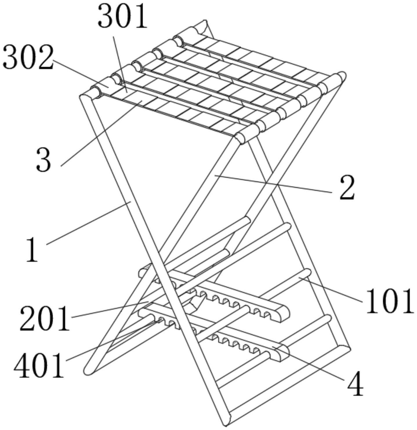 一种折叠的餐饮凳的制作方法