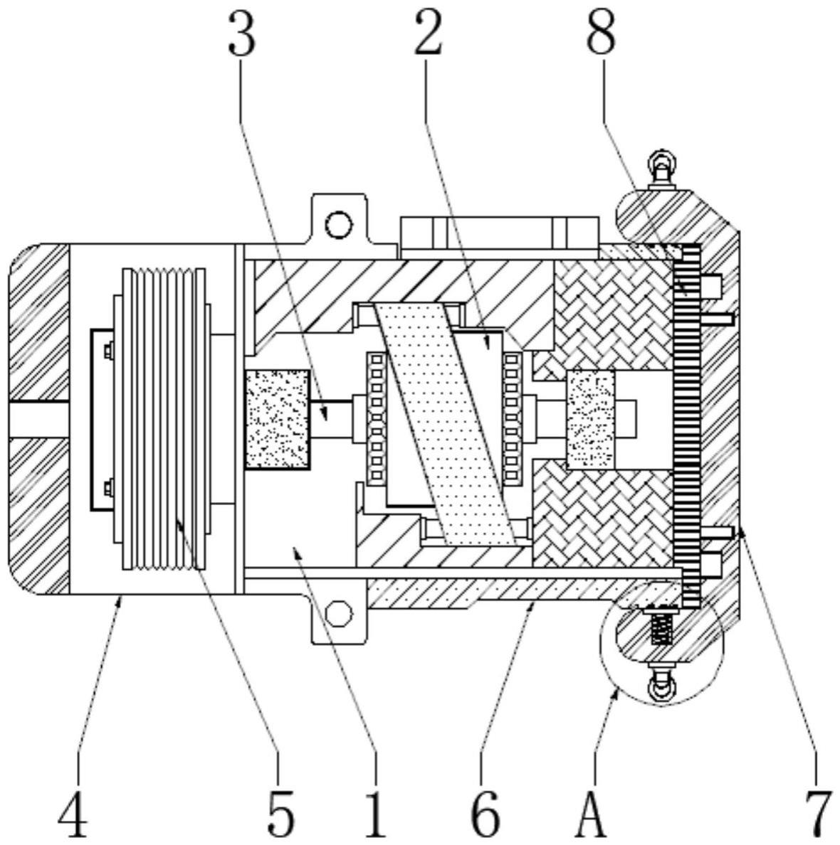 一种具有可变排量旋转体机构的电动压缩机的制作方法
