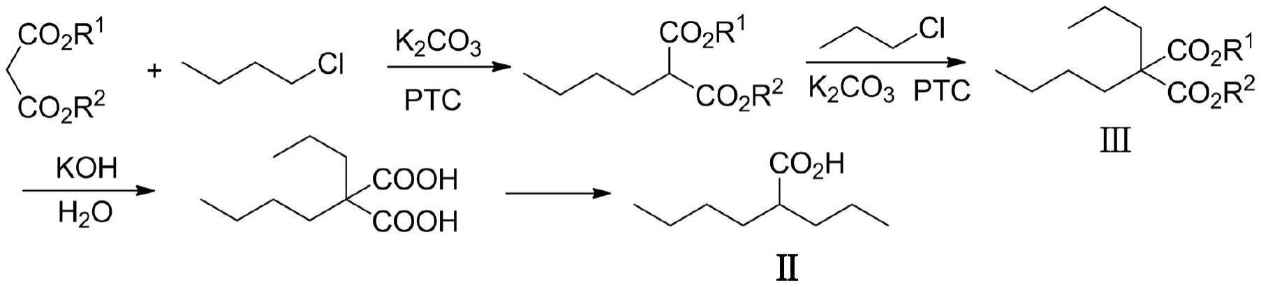 一种2-丙基己酸的制备方法