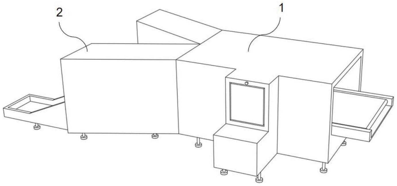 一种输出分流安检机的制作方法
