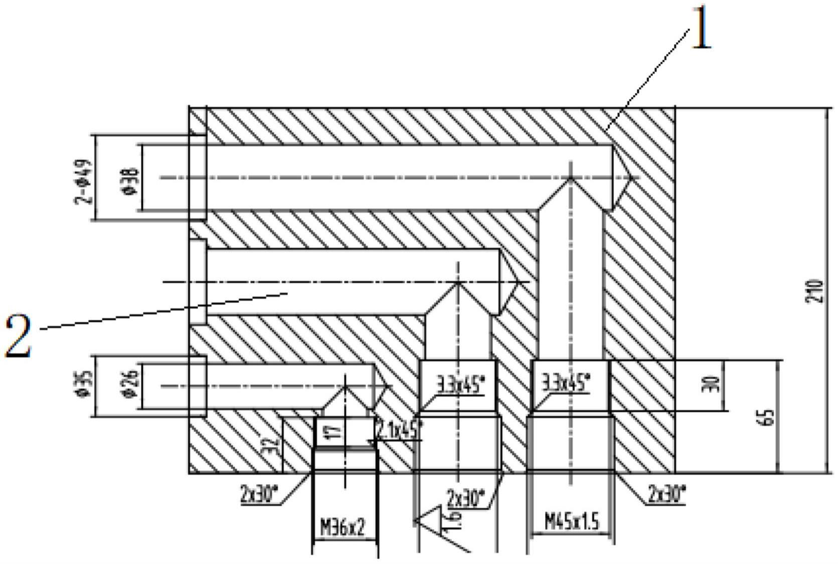 一种转炉滑板挡渣管束的液压接头装置的制作方法