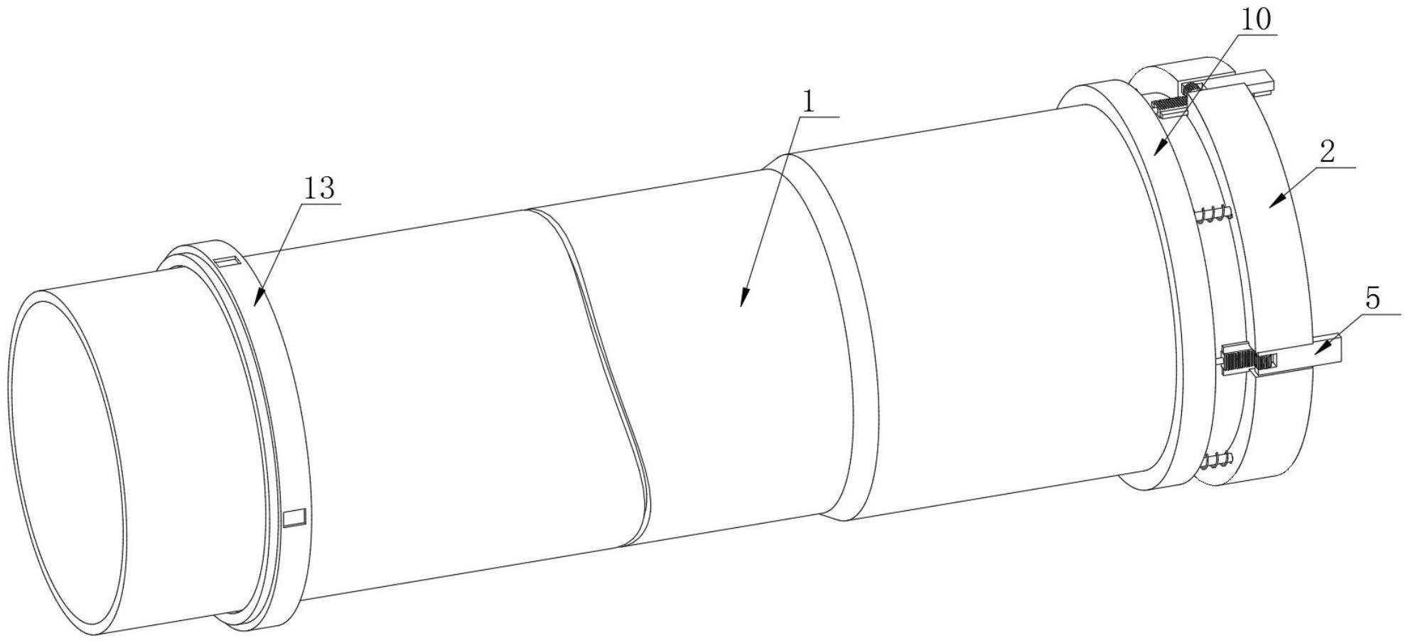 一种自带连接结构的镀锌电线管的制作方法