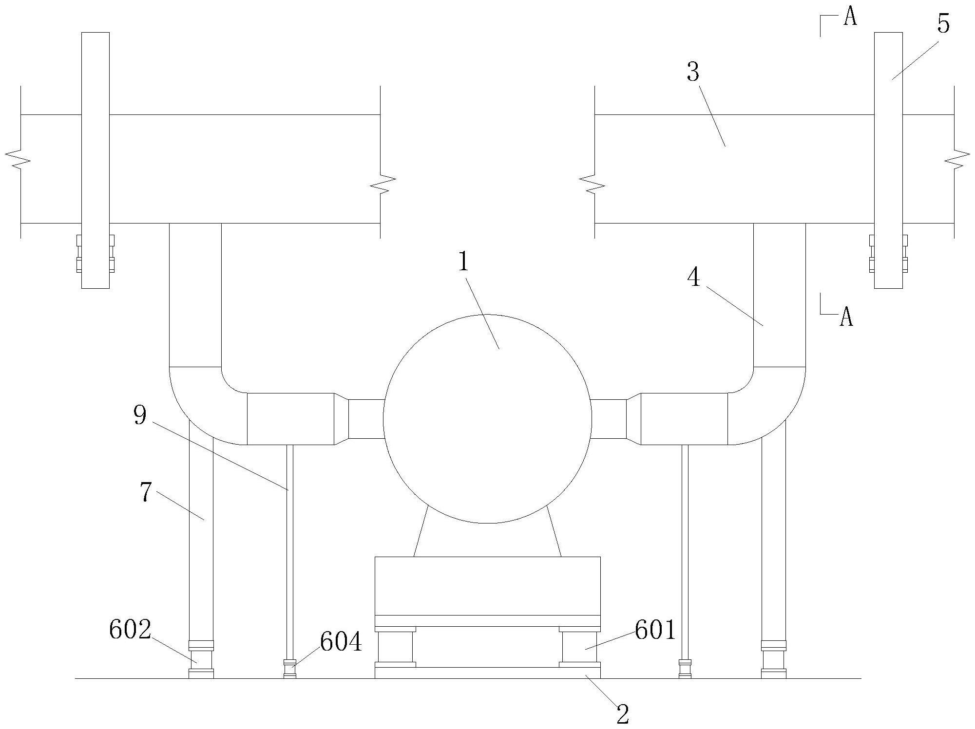 一种建筑内制冷机组减震安装结构的制作方法