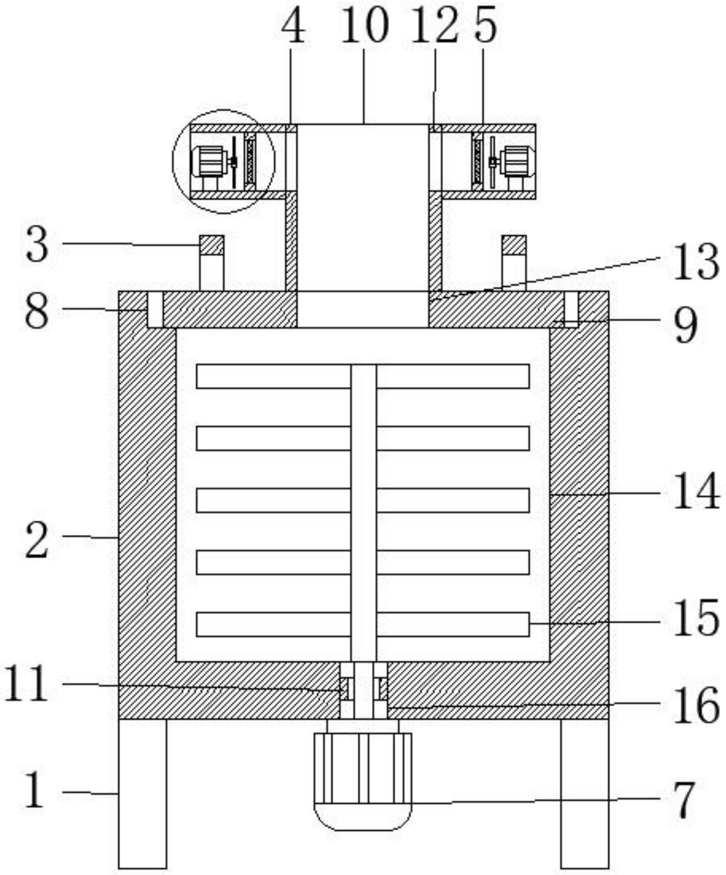 一种鱼喂养饲料加工用混合机的制作方法