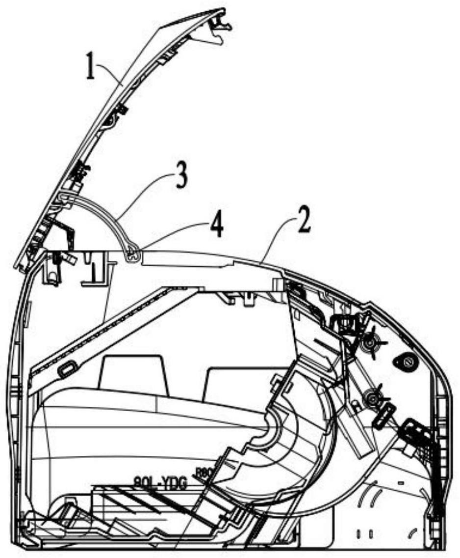 一种空调面板支撑结构及具有其的空调器的制作方法