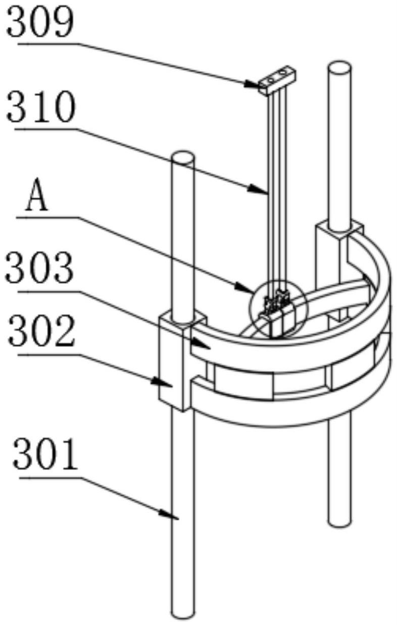 一种加热炉直梯防坠落装置的制作方法