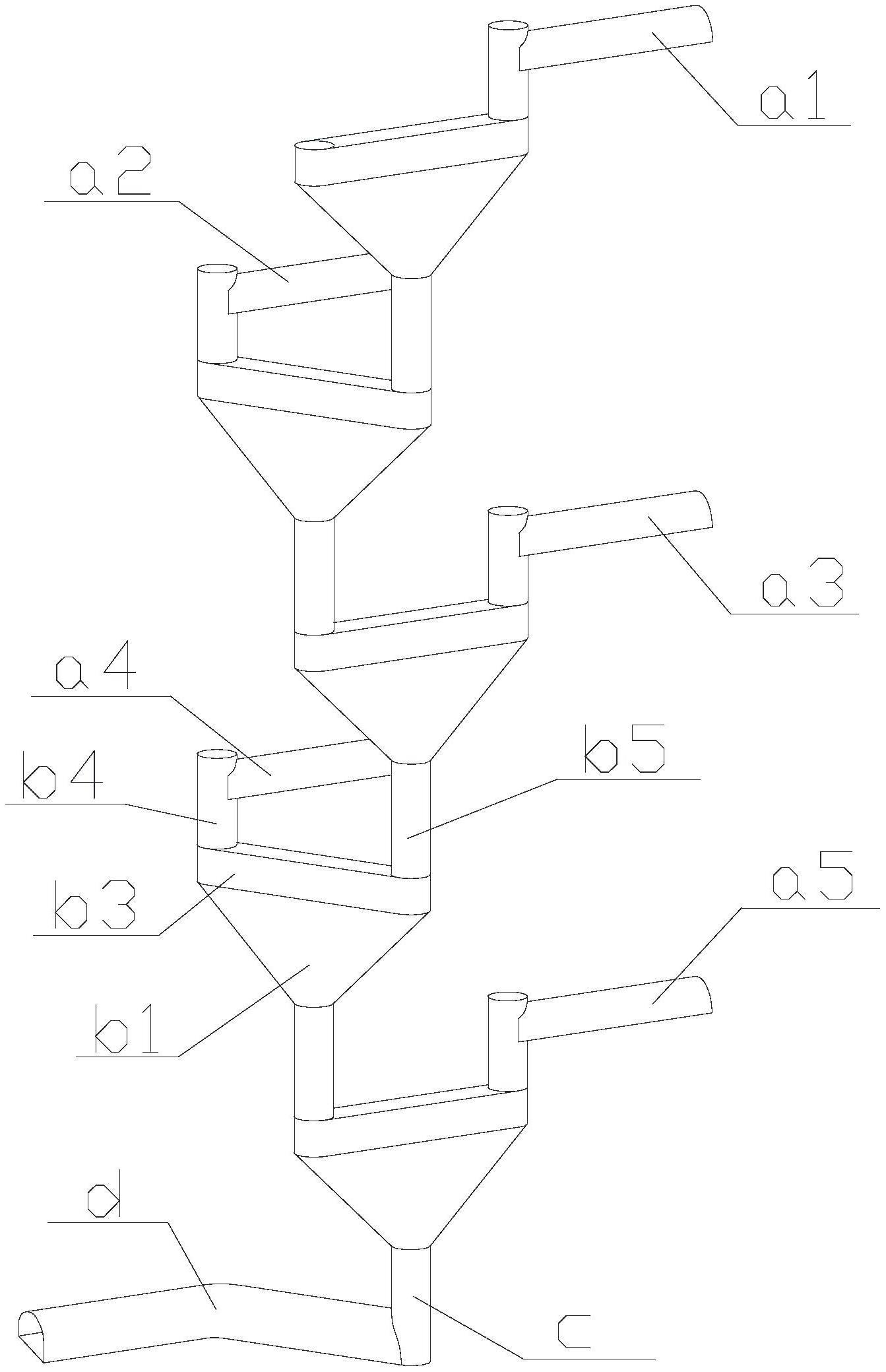 一种倒裤衩型溜井结构系统的制作方法