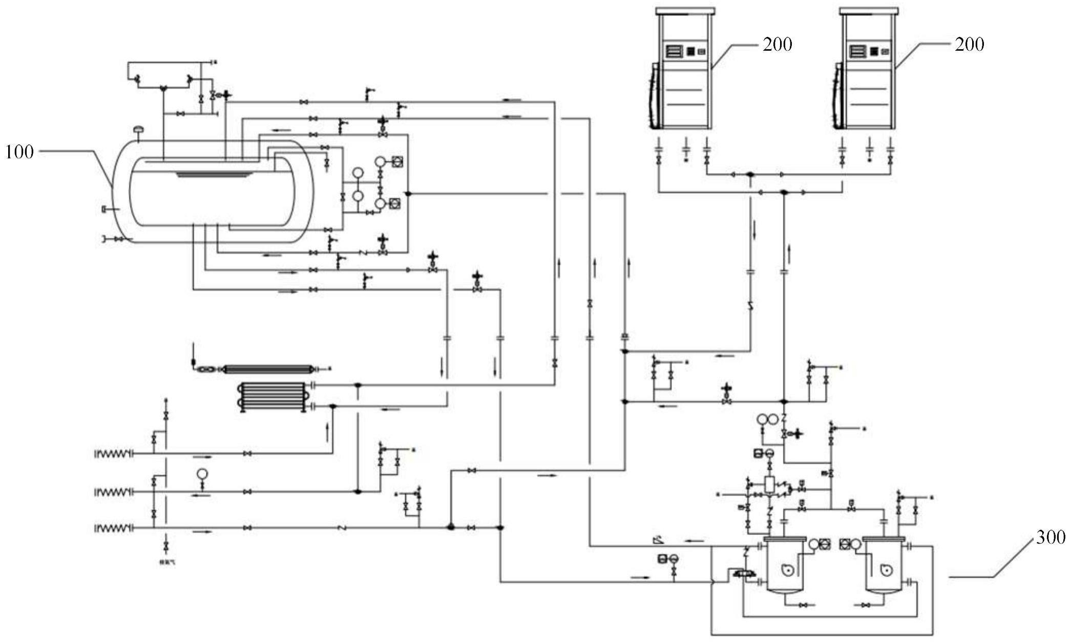 LNG加气站及其潜液泵撬装置的制作方法