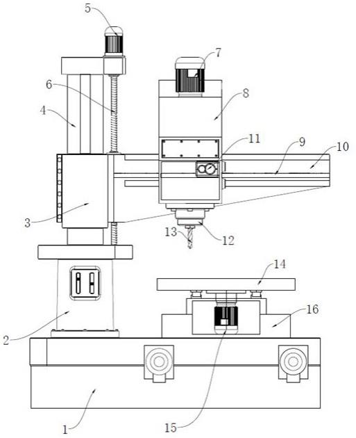 用于五金件加工的新型钻床的制作方法