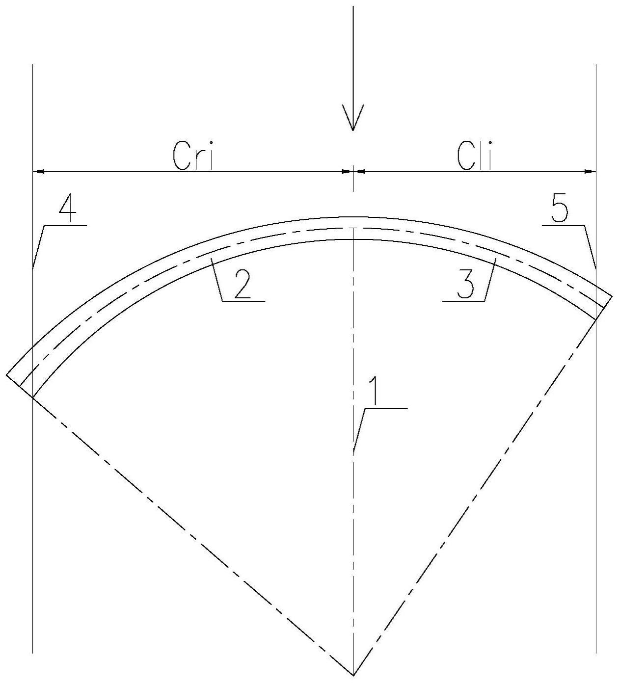 一种不对称拱坝均衡设计的方法与流程