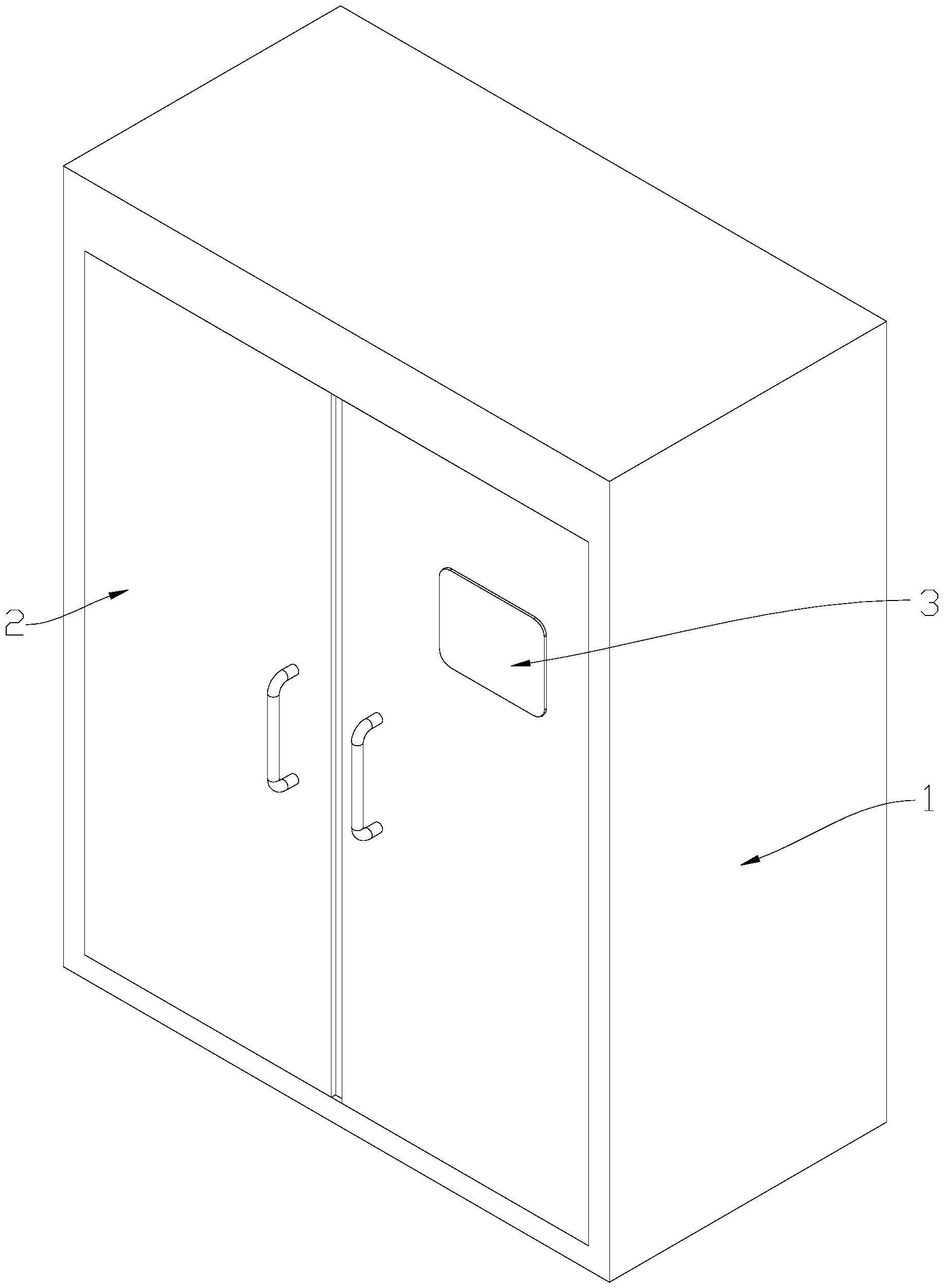 一种厨房用冷气柜的制作方法