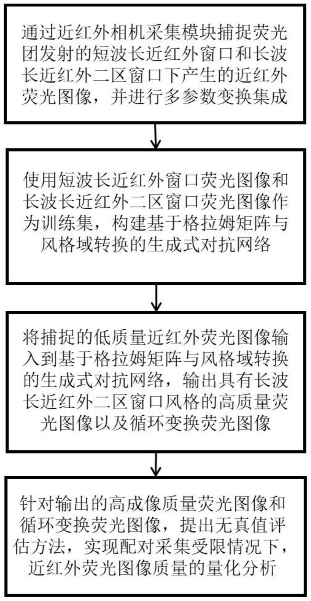 基于格拉姆矩阵与风格域转换的近红外荧光成像方法