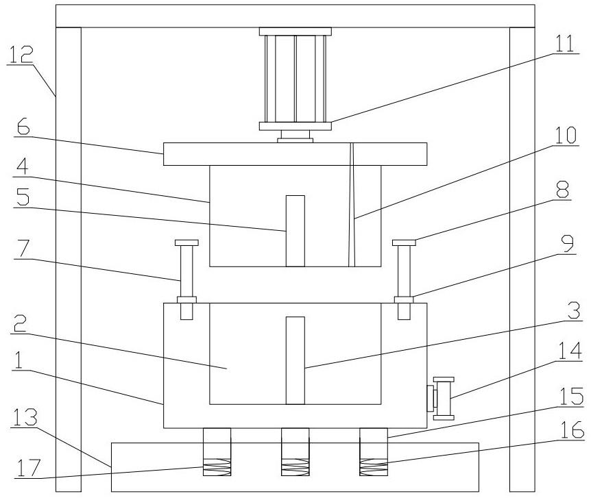 固结磨具冷压成型装置的制作方法