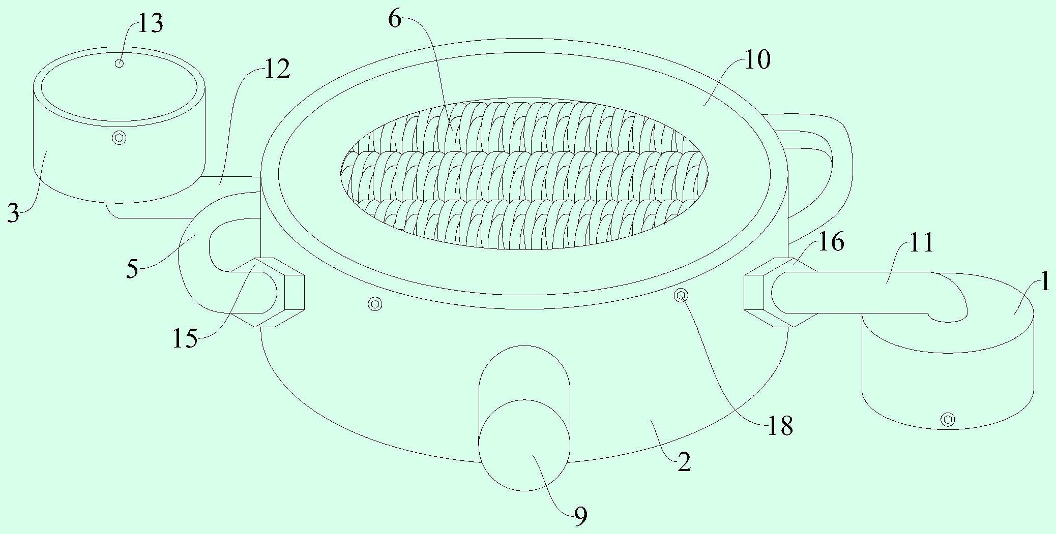 一种分体式易维护余热回收器的制作方法