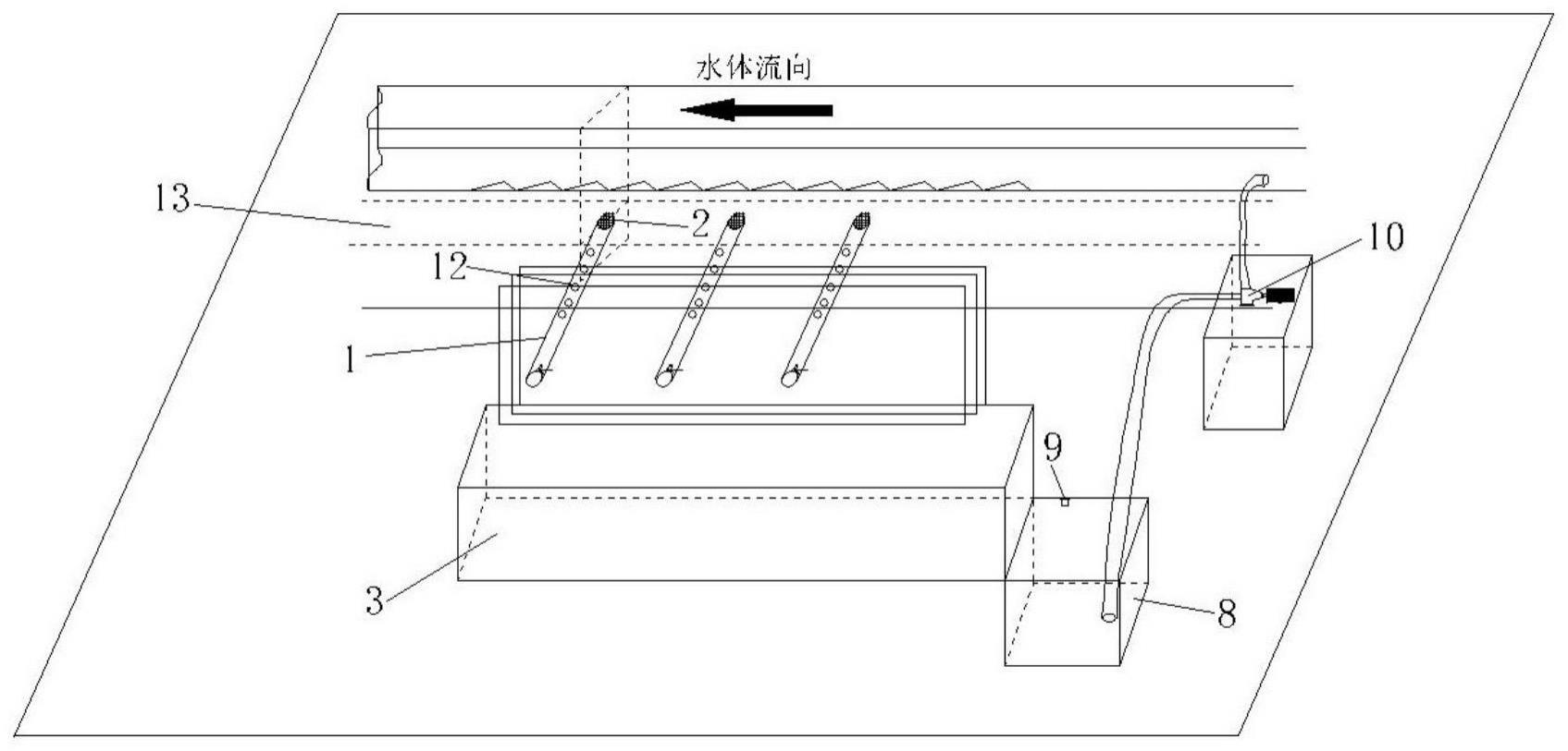 一种用于黑臭水体底泥治理的生态过滤引流系统及方法