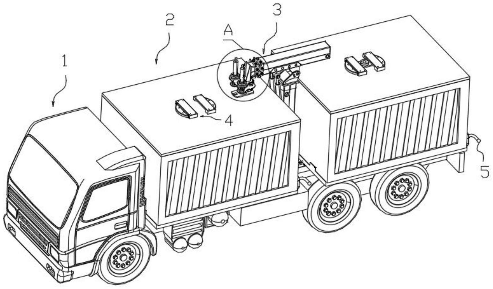 一种两箱体组合式物流运输车的制作方法
