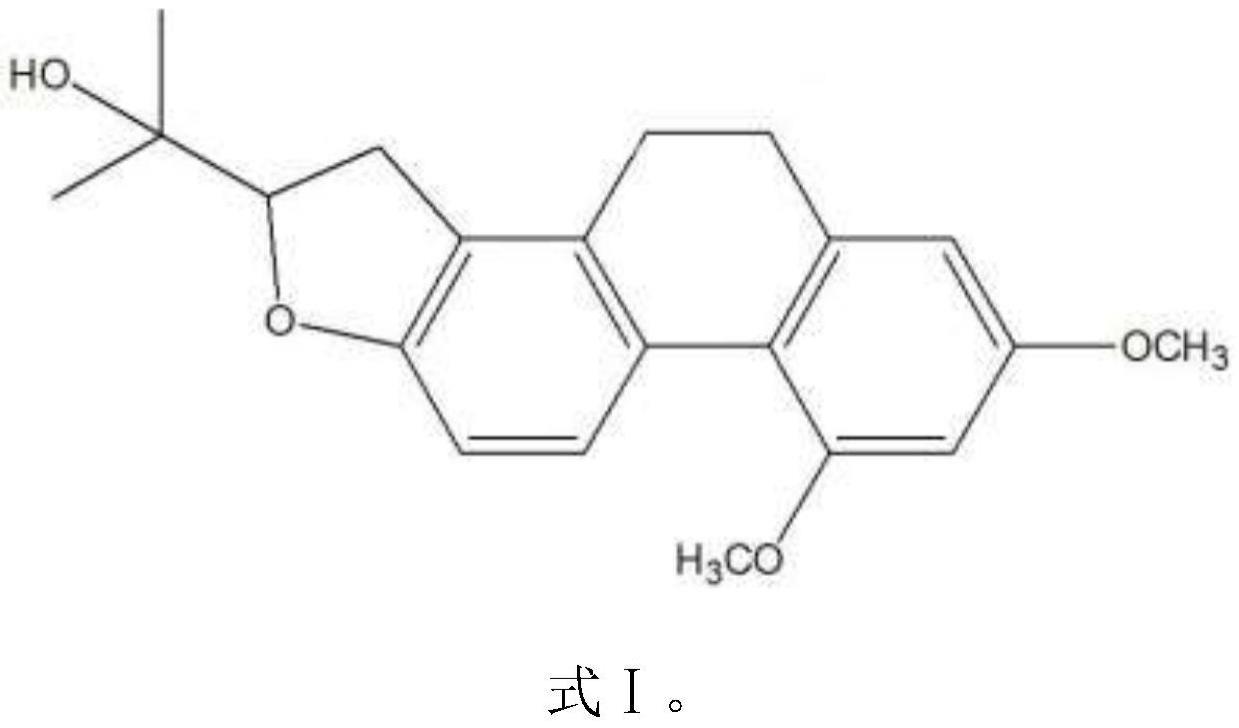 一个从盘龙参中分离获得的二氢菲类化合物及其应用