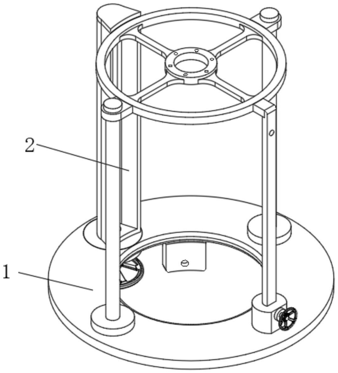 一种反应釜搅拌器的手动升降结构的制作方法