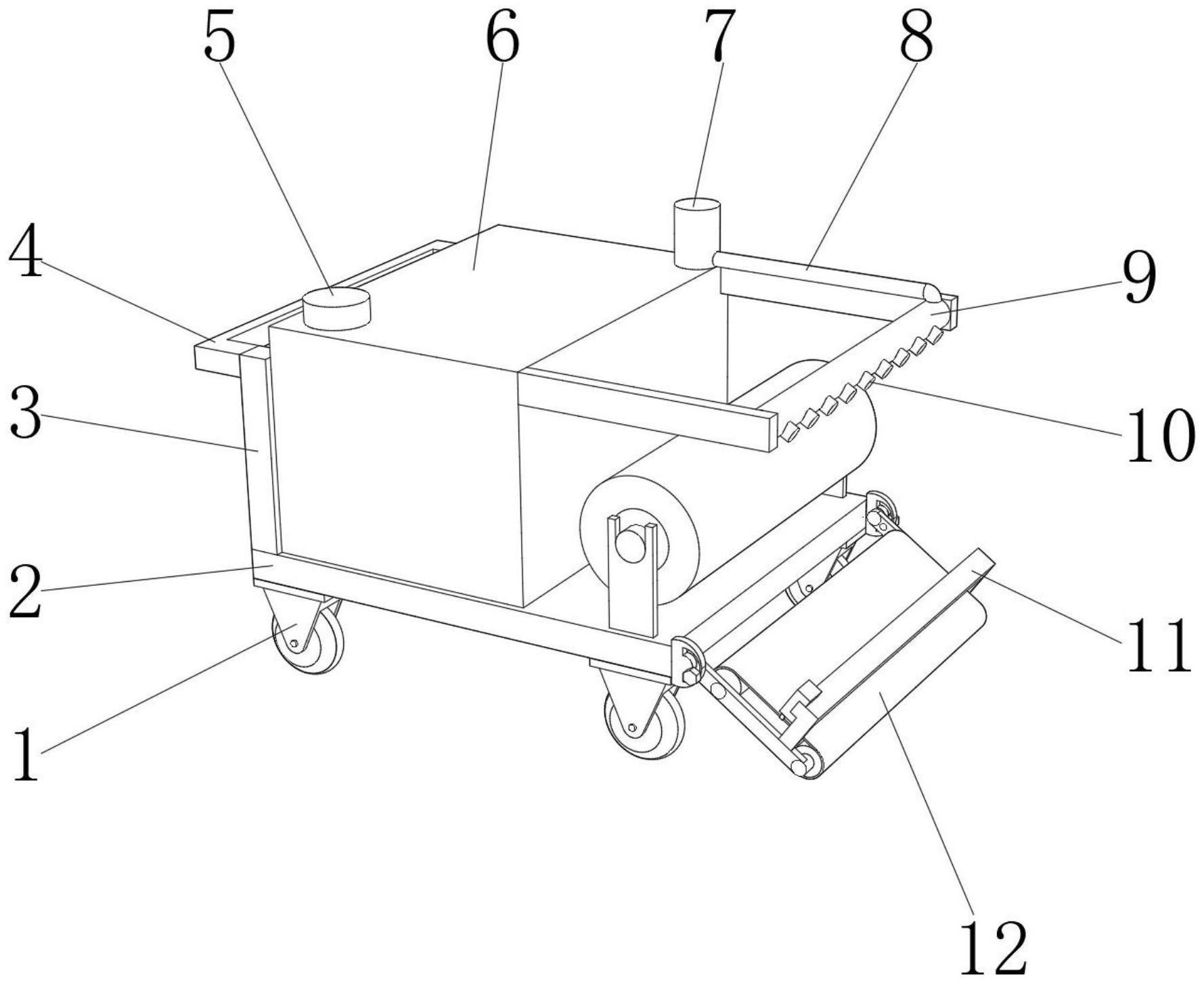 一种建筑施工屋面开裂养护机构的制作方法