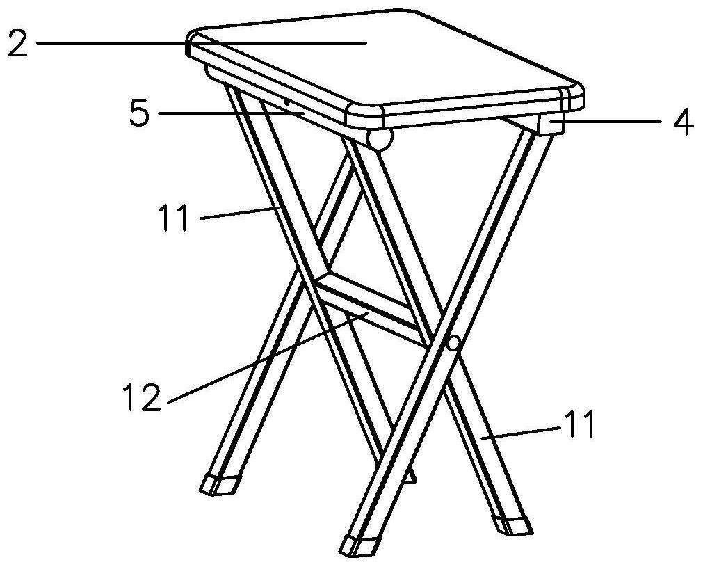 一种可折叠的学生座凳的制作方法