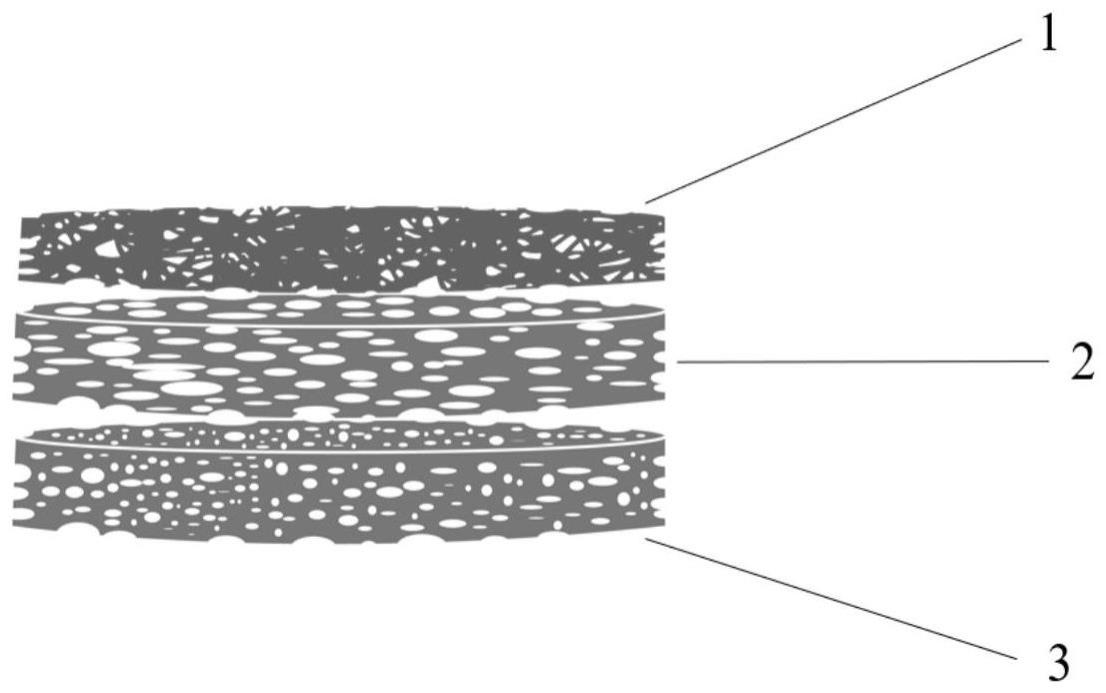 一种梯度多孔人造皮肤及其制备方法