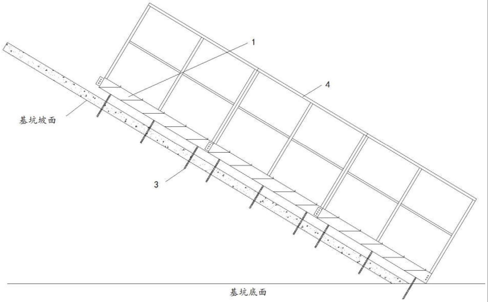 一种用于基坑的可拆卸式楼梯装置的制作方法