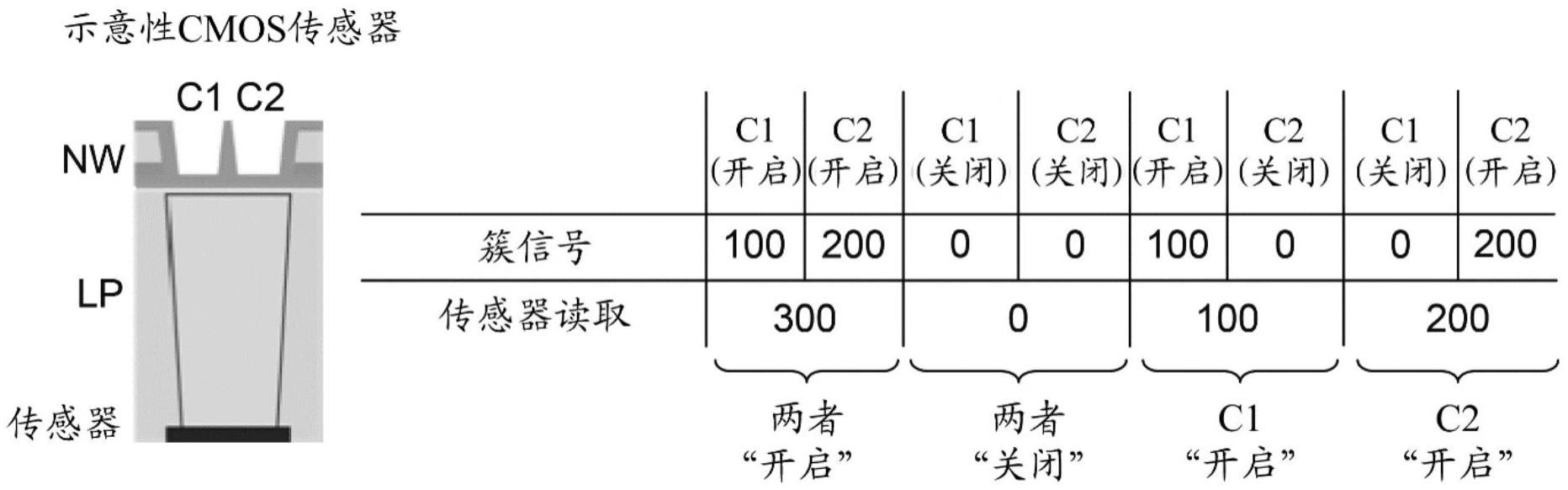 每像素具有多个反应位点的传感器的制作方法