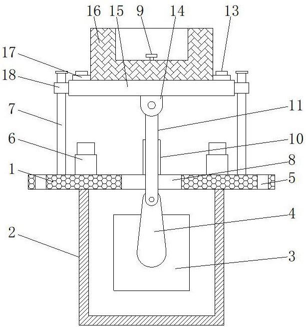 一种高稳定性的注塑模具用模架的制作方法