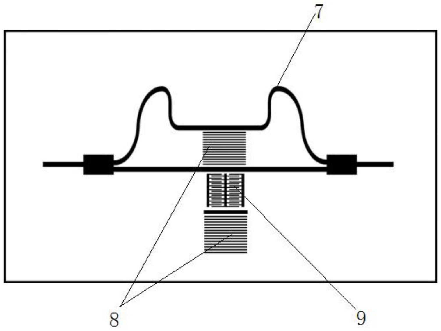 一种具有介质反射栅结构增强型声光调制器及其制备方法
