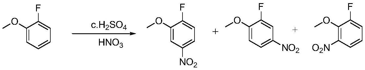 一种2-氟-5-硝基苯甲醚的合成方法与流程