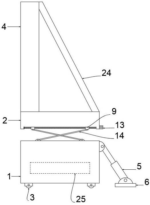 一种建筑外墙传热检测设备用调节装置的制作方法