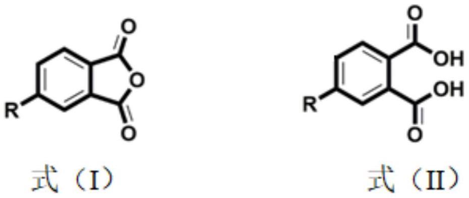 一种4-卤代-5-取代邻苯二甲酸的制备方法及其产物与应用与流程