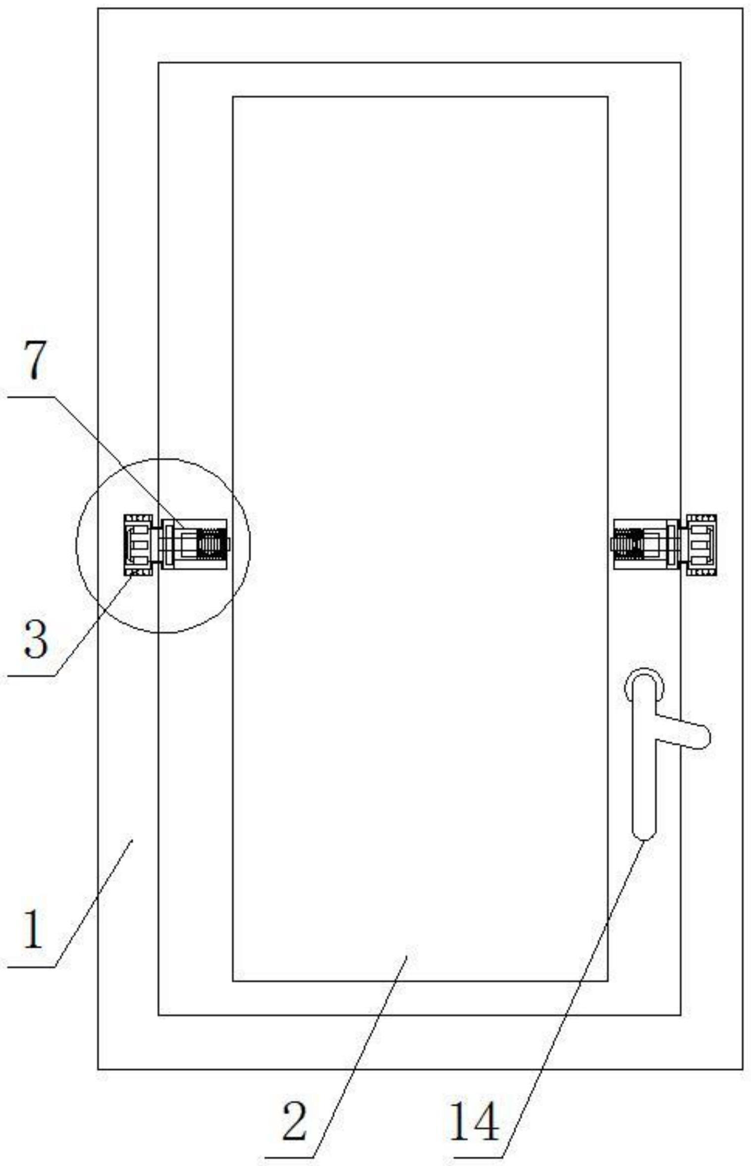 一种具有转向结构的铝合金窗的制作方法