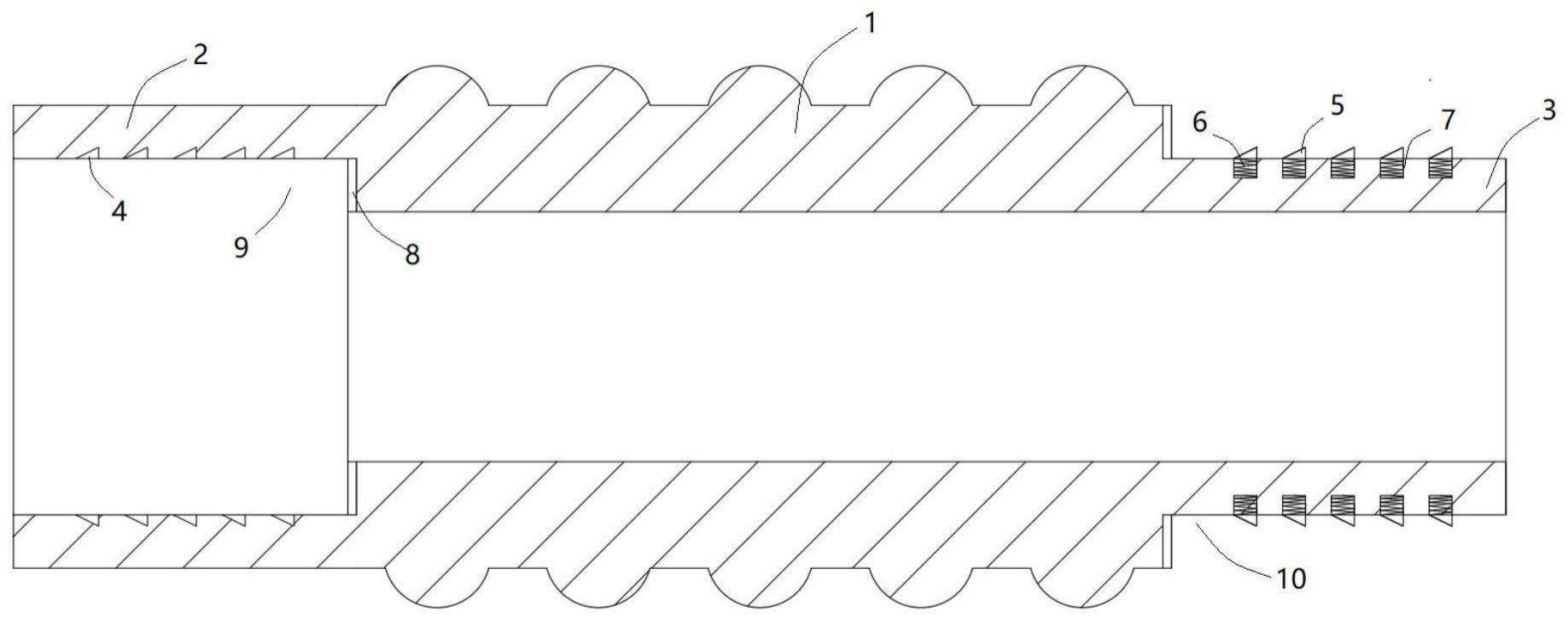 一种适用于高温环境下的自锁接口式实壁缠绕管的制作方法