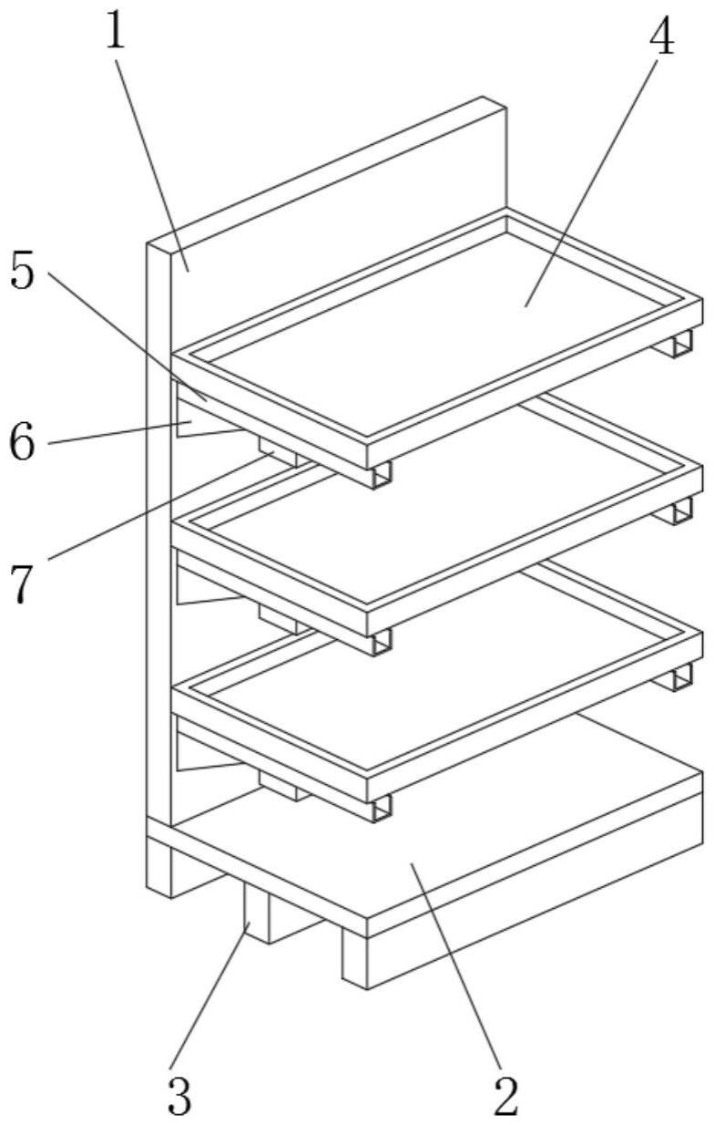 一种便于补货的货架的制作方法