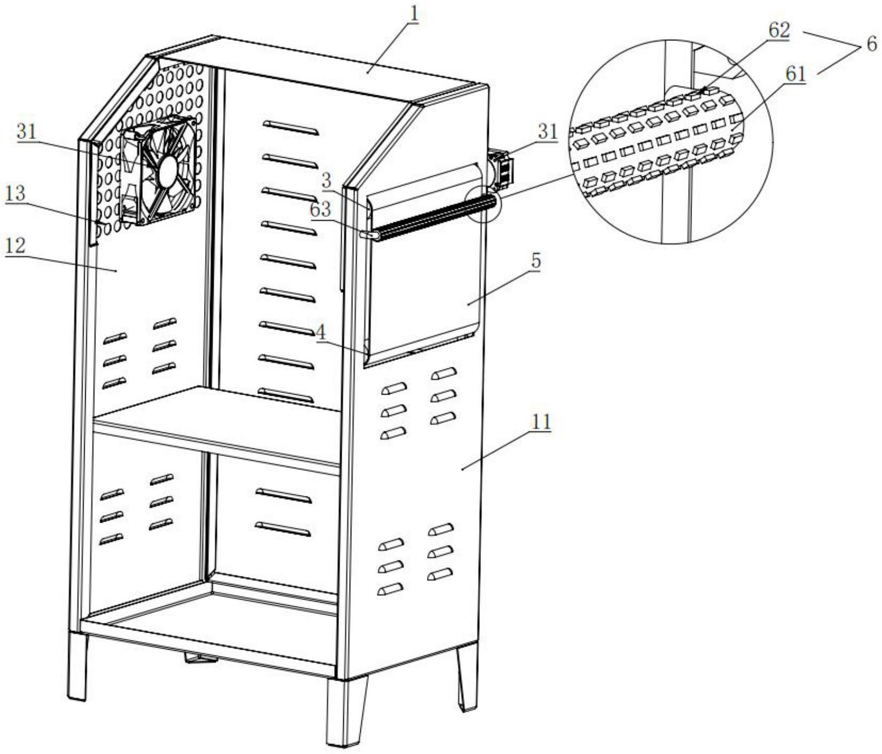 一种防尘散热控制柜的制作方法