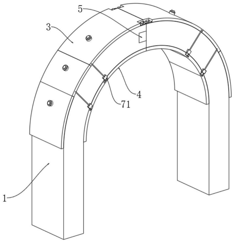 一种水利隧洞拱形衬砌结构及施工方法与流程