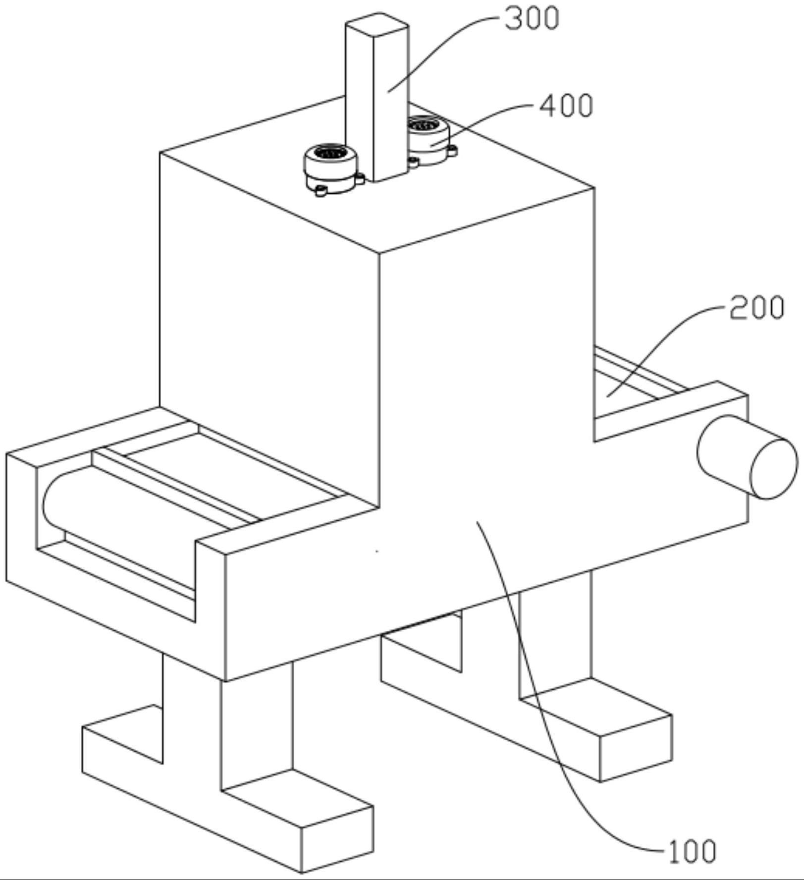 一种绿色建材制造用防火板材的安全型热压装置的制作方法