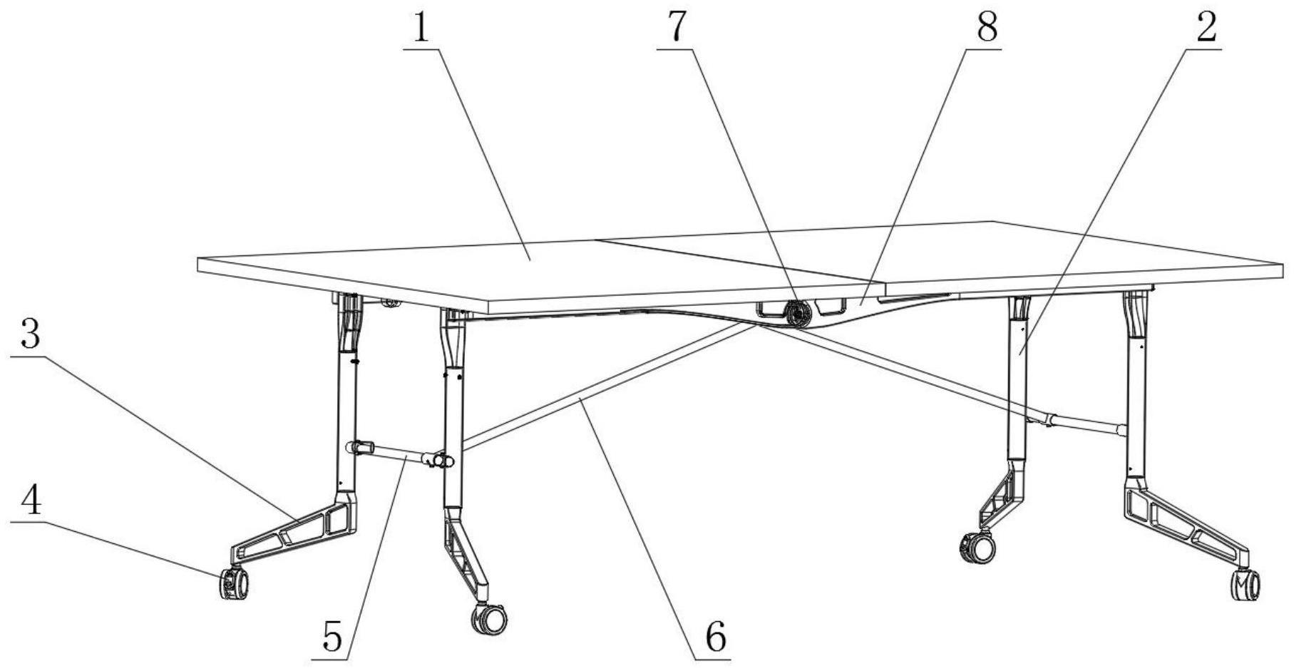 一种多功能乒乓球台结构的制作方法