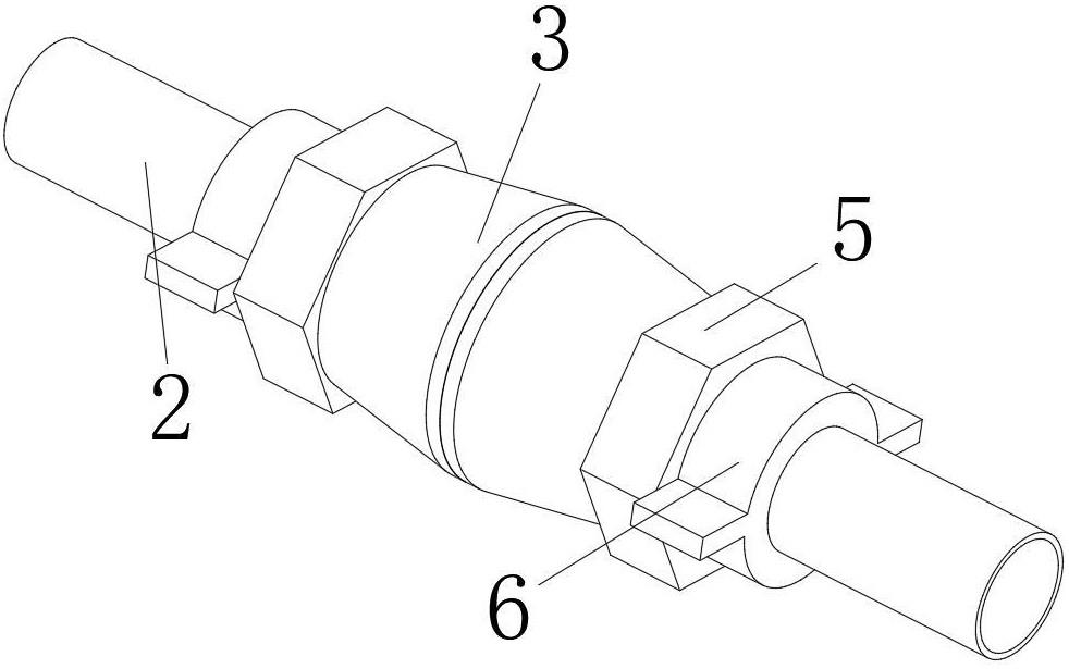 一种液压油管扩口连接组件的制作方法