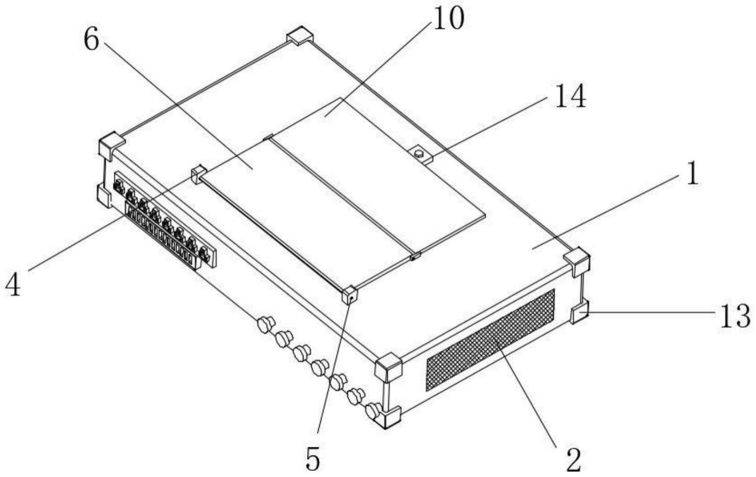 一种带有密封盖的翻折式能源数据采集器的制作方法