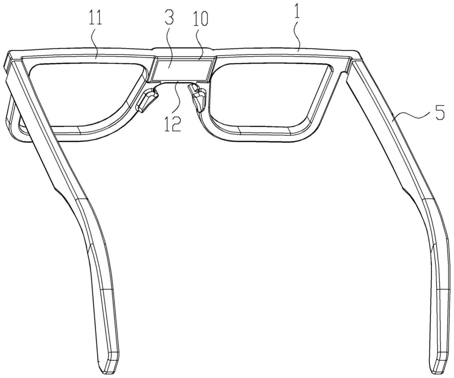 一种AR或VR智能眼镜框骨架绕线线圈无线充电结构的制作方法