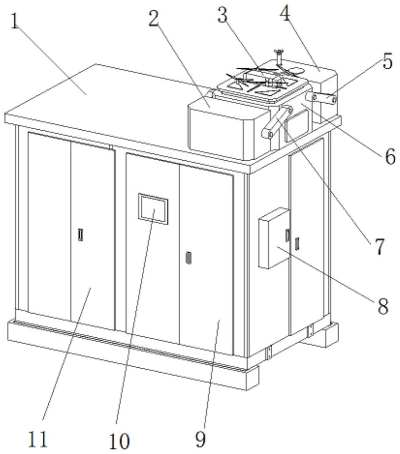光伏、风电场区无人机箱变一体机的制作方法