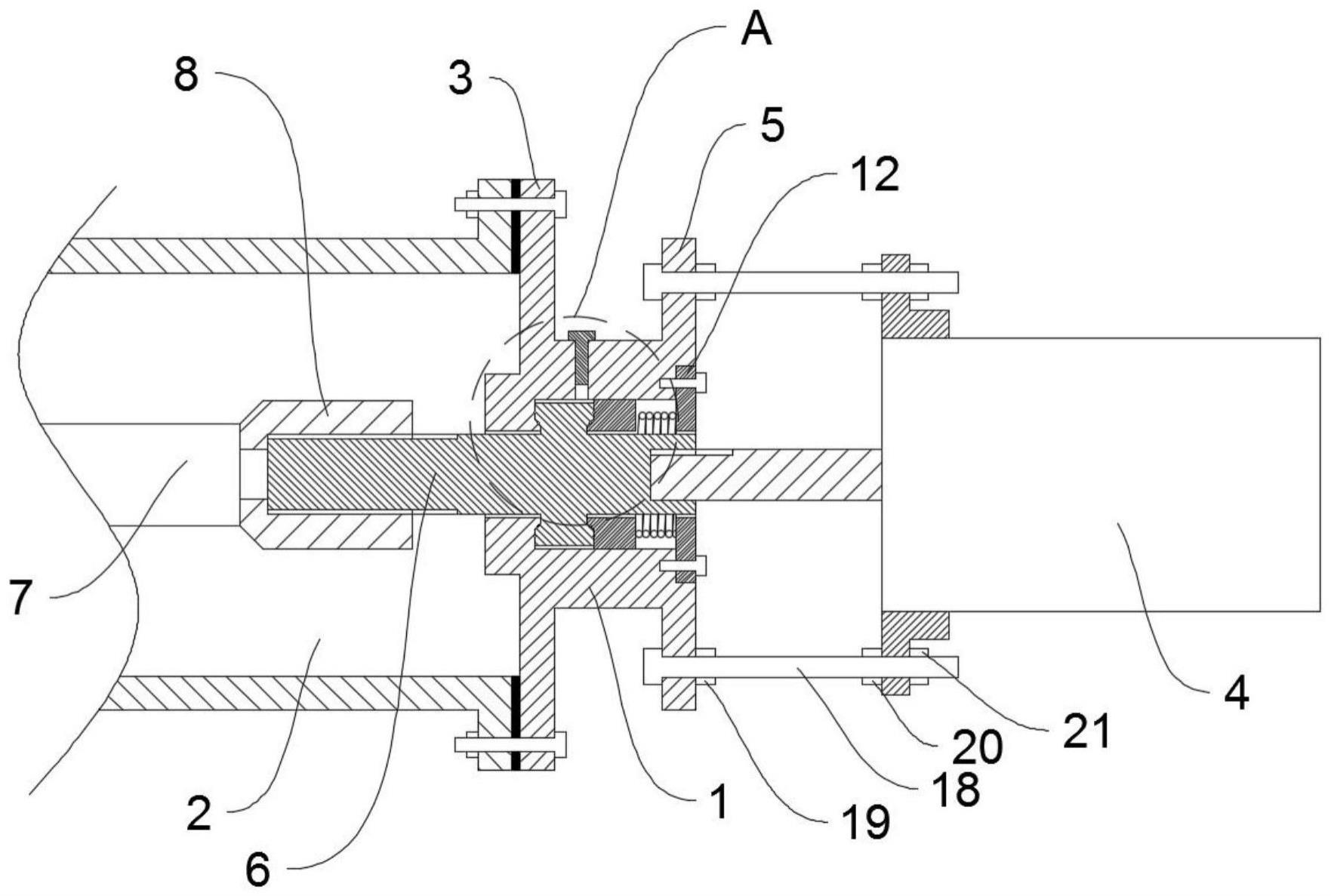 螺旋输送机快装式连接件的制作方法