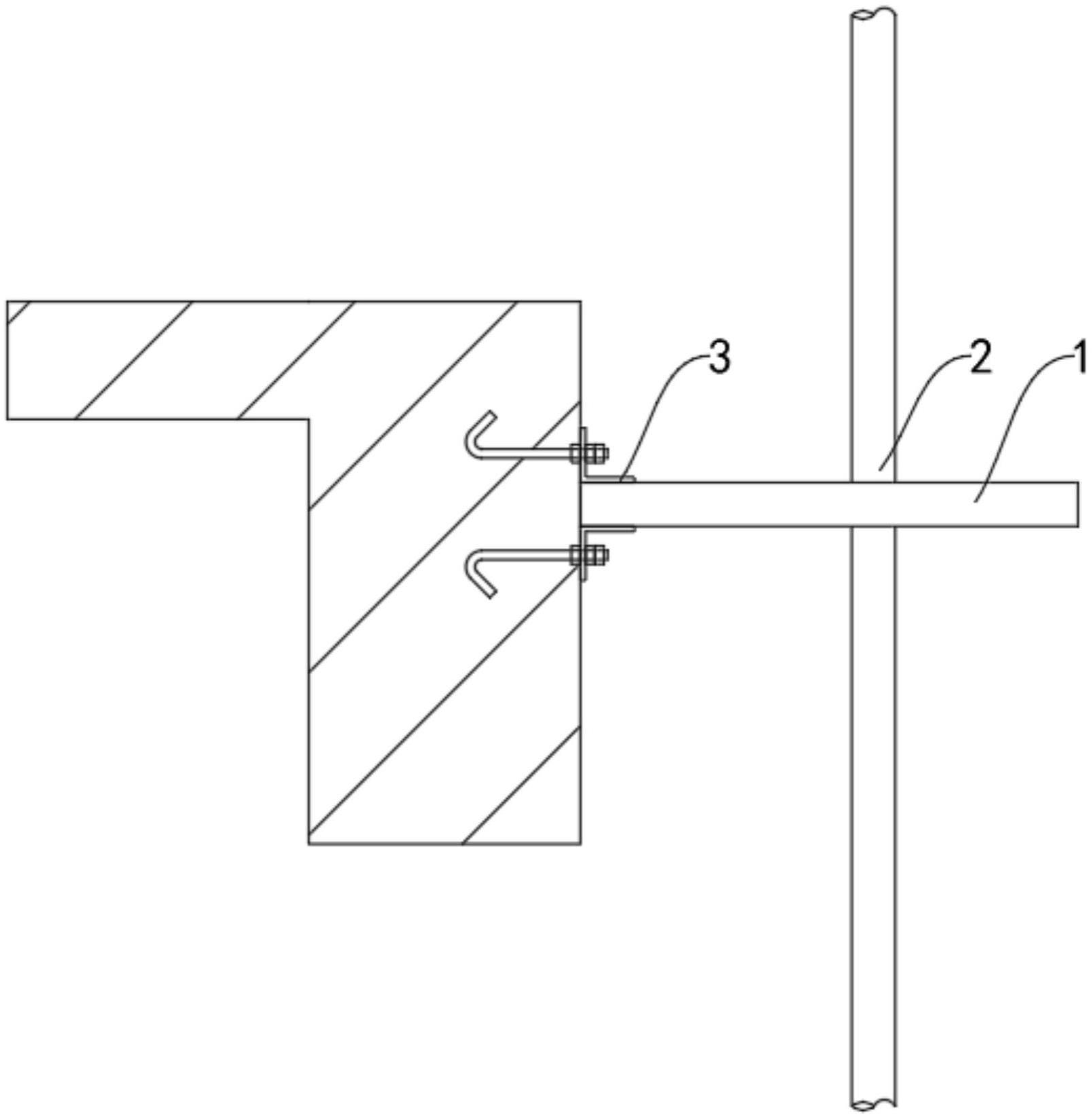 一种预埋式装配的脚手架连墙件系统的制作方法