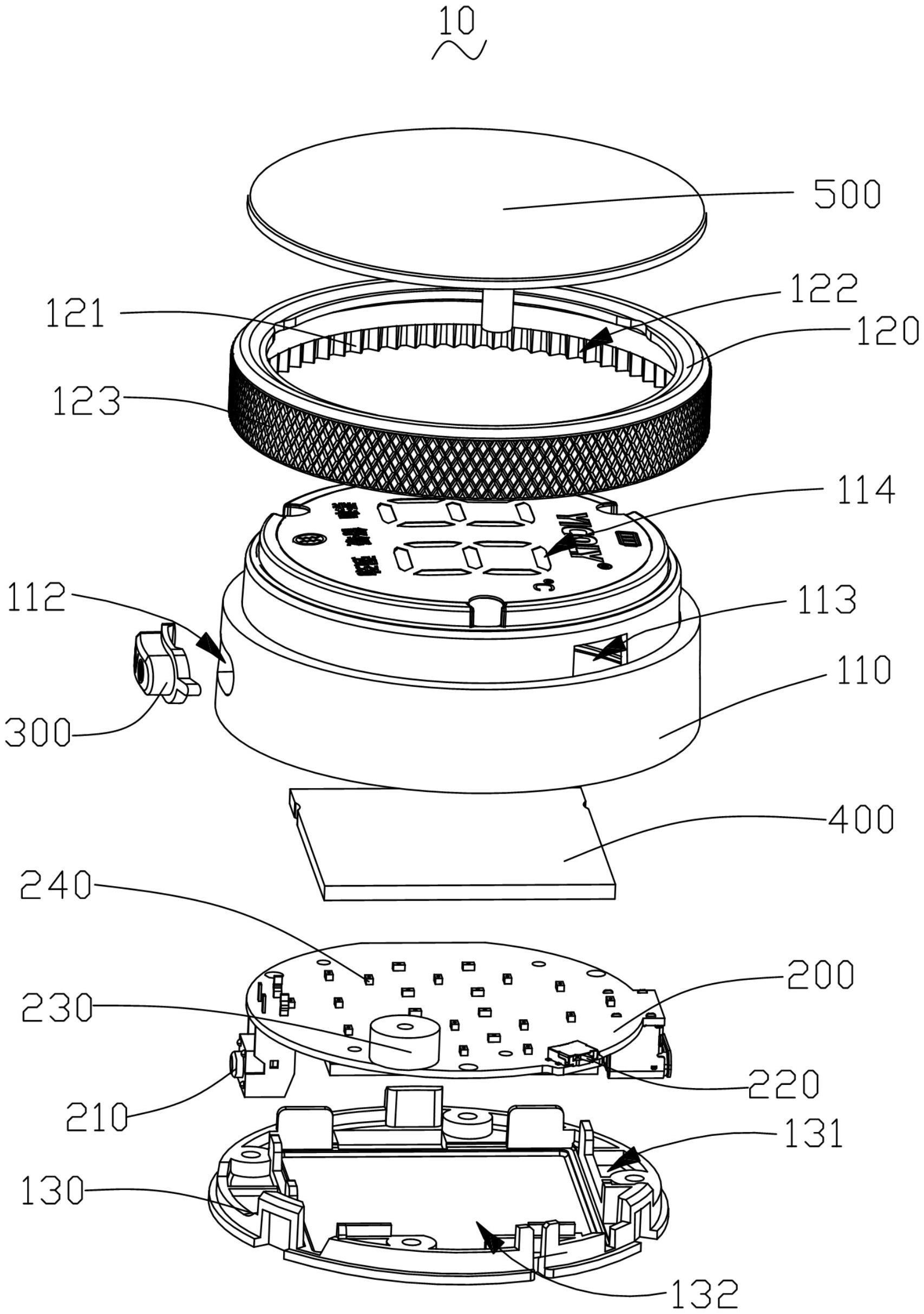 热敷护膝按摩仪及其旋钮控制器的制作方法