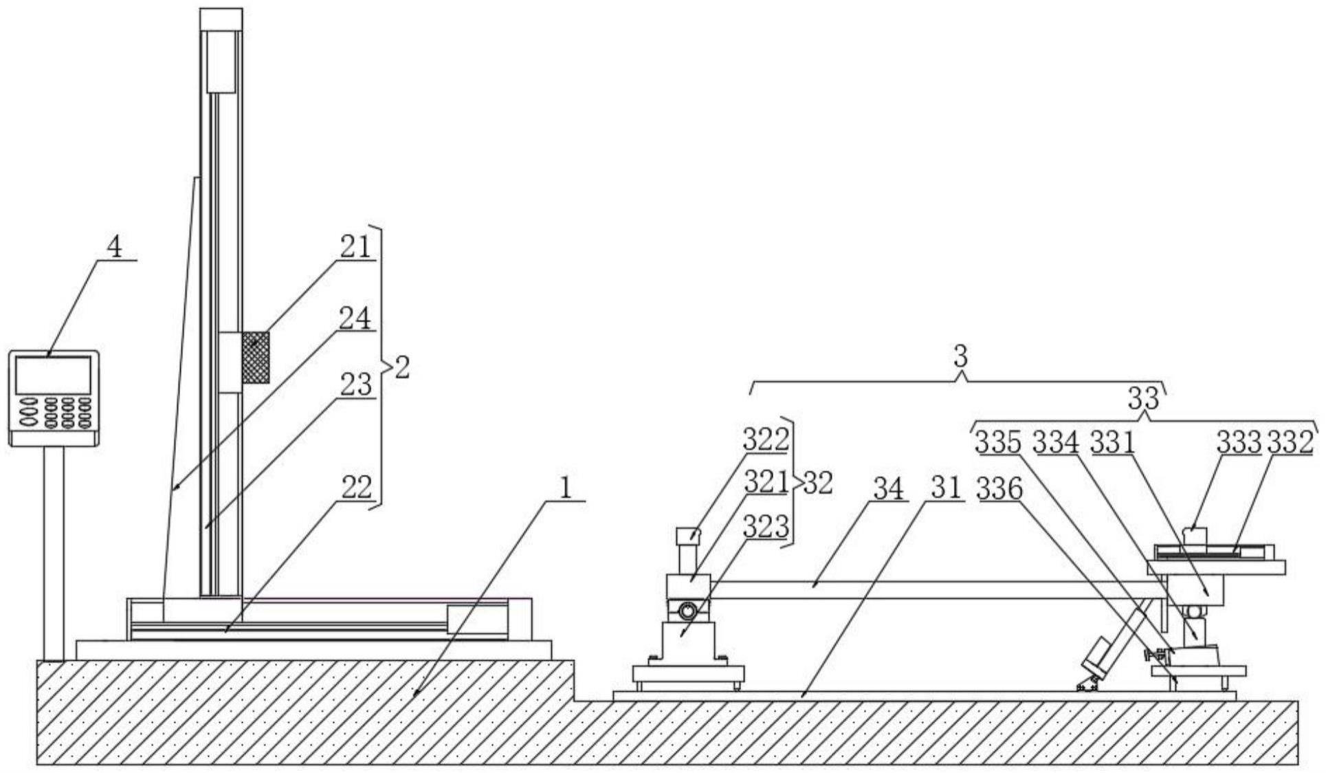 一种数字式全量程站台限界测量仪检定器的制作方法